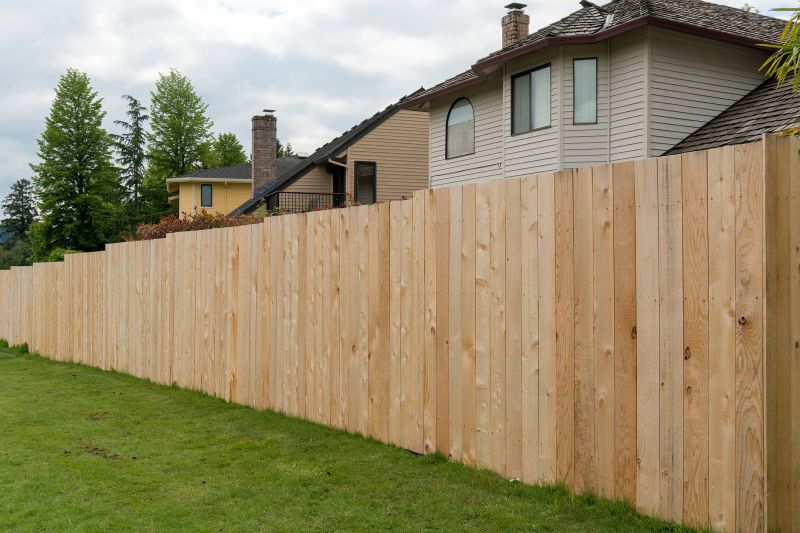 Modern Wooden Fence